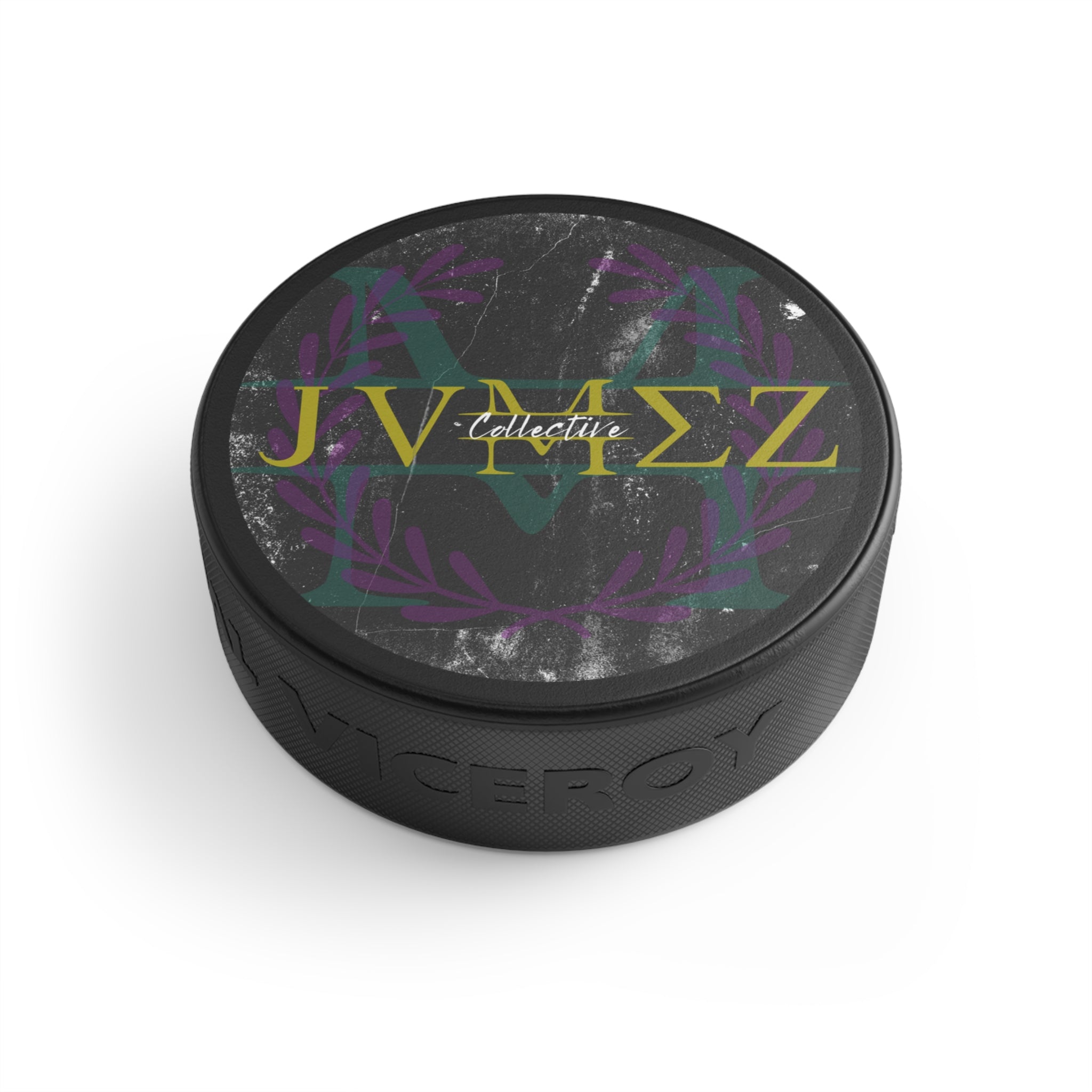 JVMEΖ Collective | "Get Out And Play" | Logo Hockey Puck