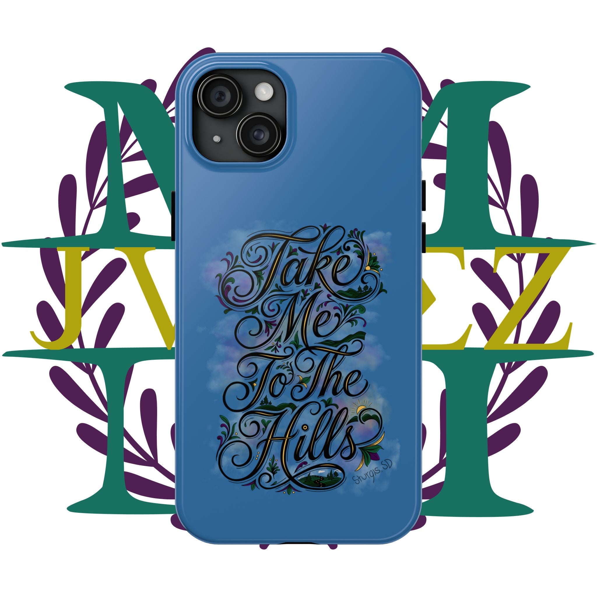 JVMEZ Collective | Sturgis Motorcycle Rally | "Take Me To The Hills" iPhone 17 Pro Max Case