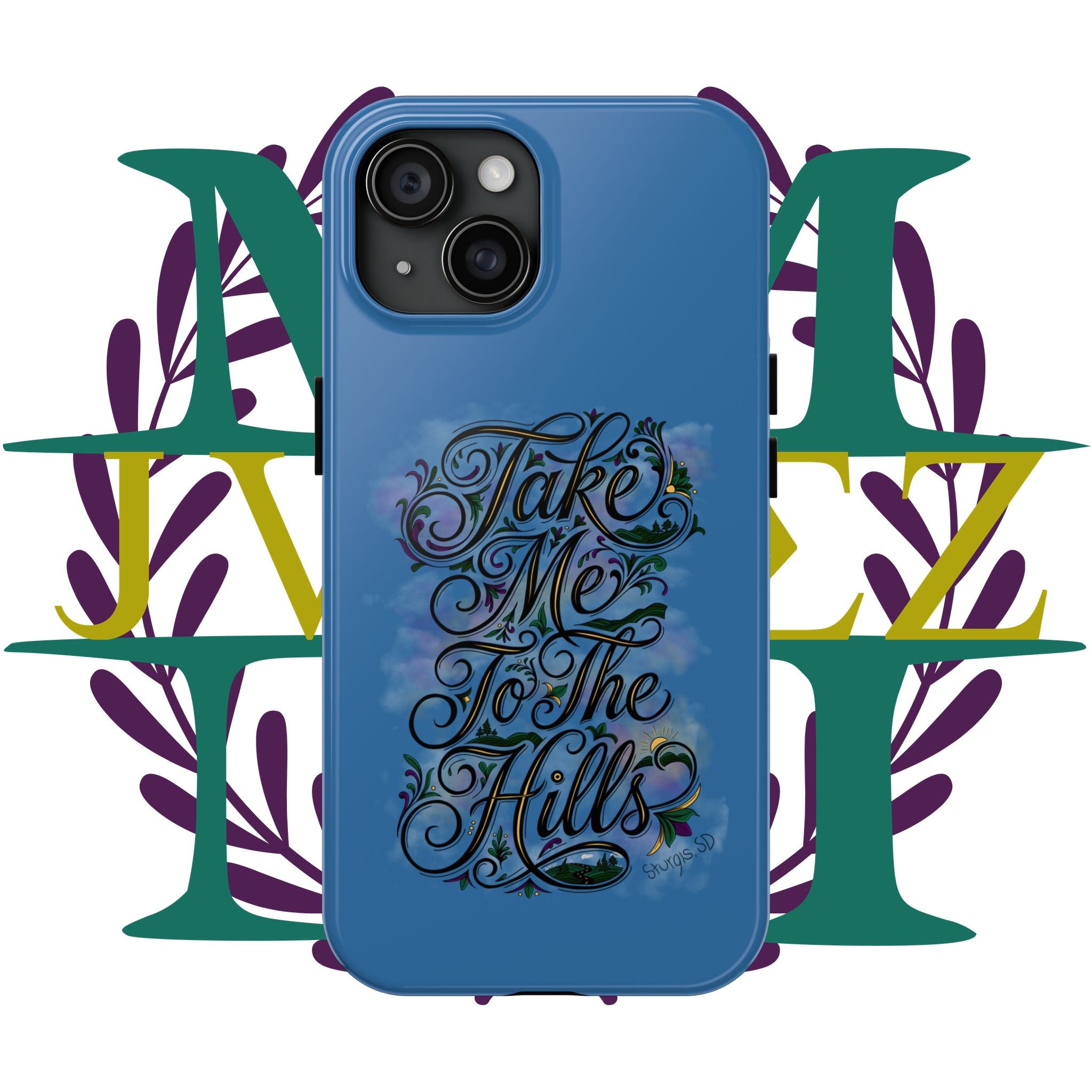 JVMEZ Collective | Sturgis Motorcycle Rally | "Take Me To The Hills" iPhone 17 Pro Max Case