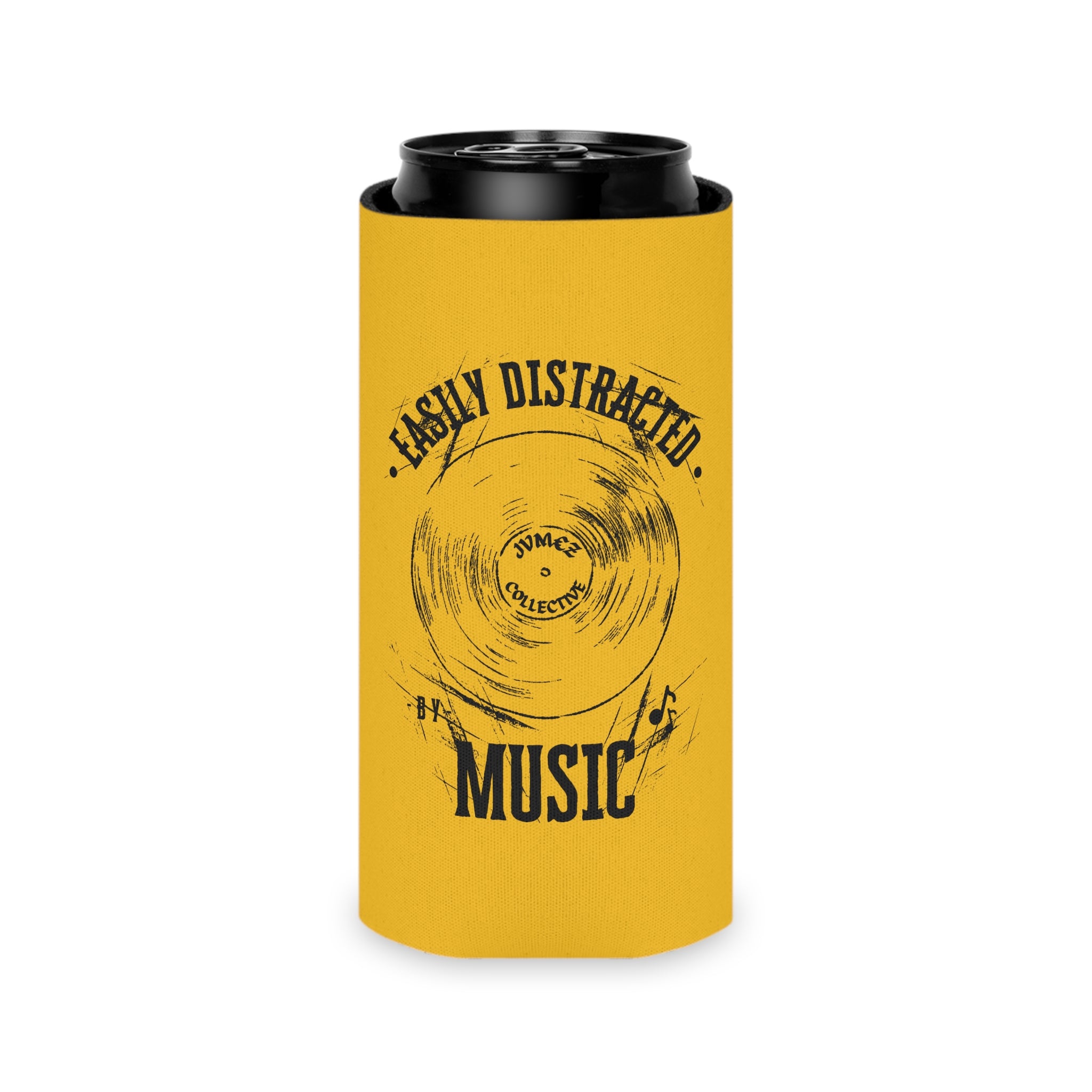 JVMEZ Collective | "Easily Distracted By Music" Koozie