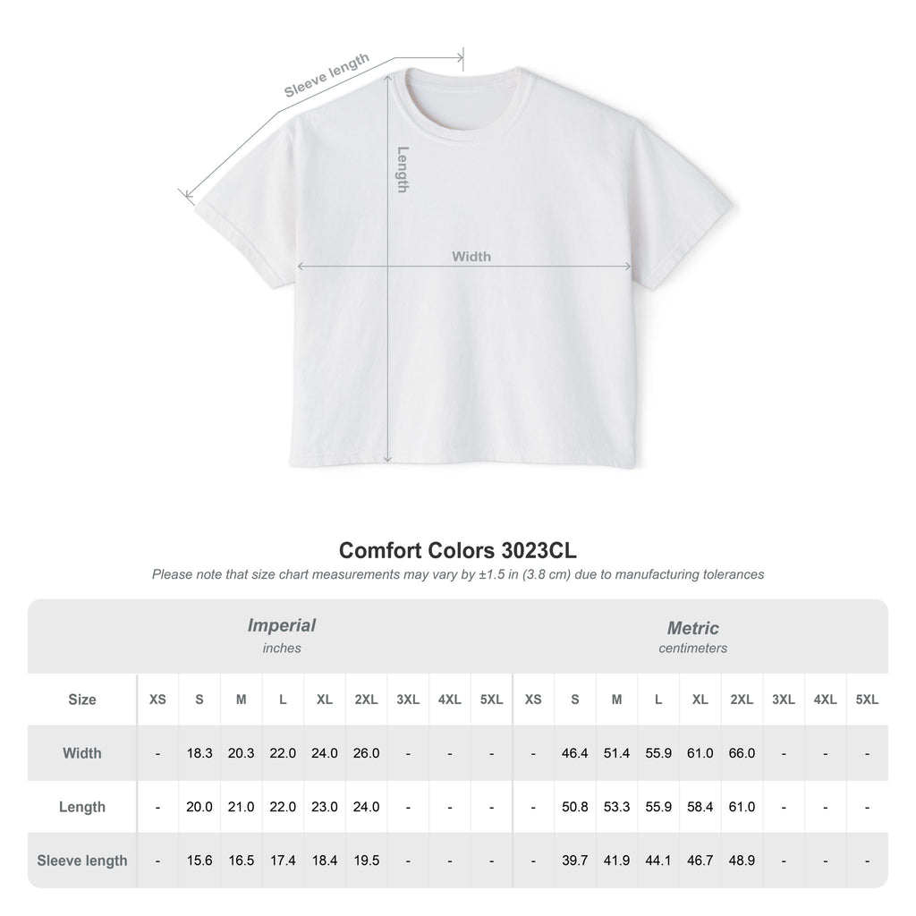 JVMEZ Collective | Easily Distracted By Music | Women's Boxy Tee