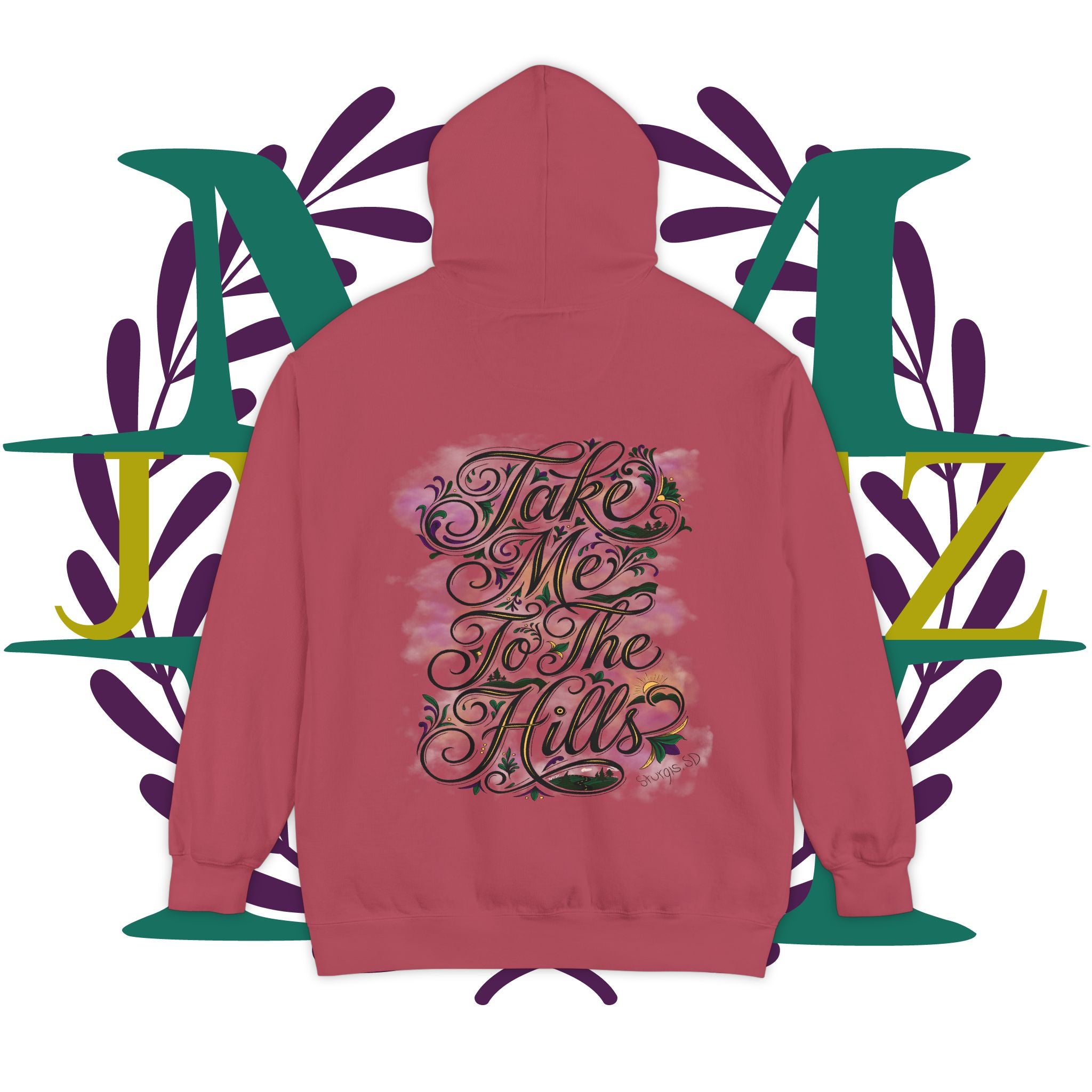 JVMEZ Collective | Sturgis Motorcycle Rally 2026 | "Take Me To The Hills" Hoodie