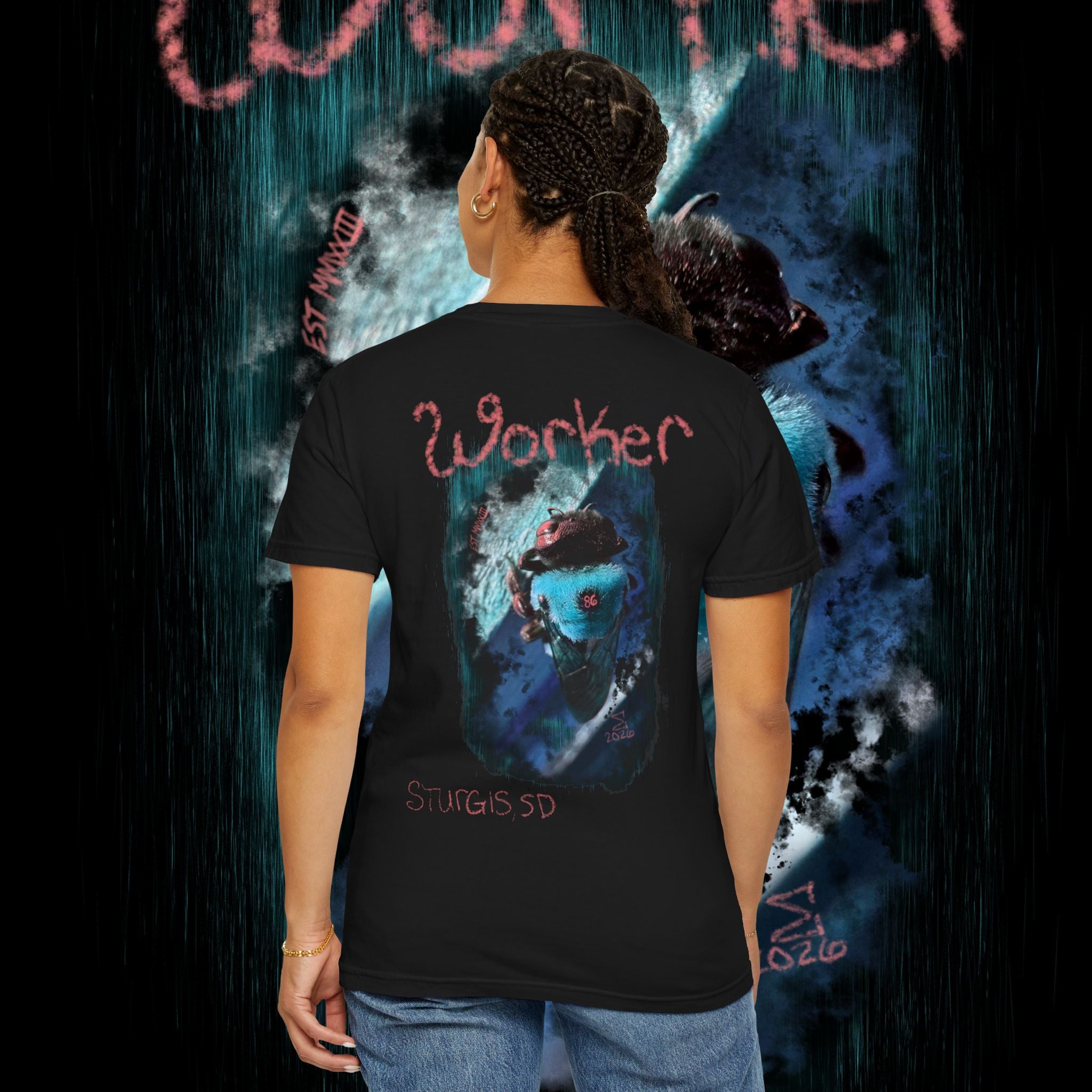 JVMEZ Collective | “Worker Bee” | 2026 Sturgis Rally Tee