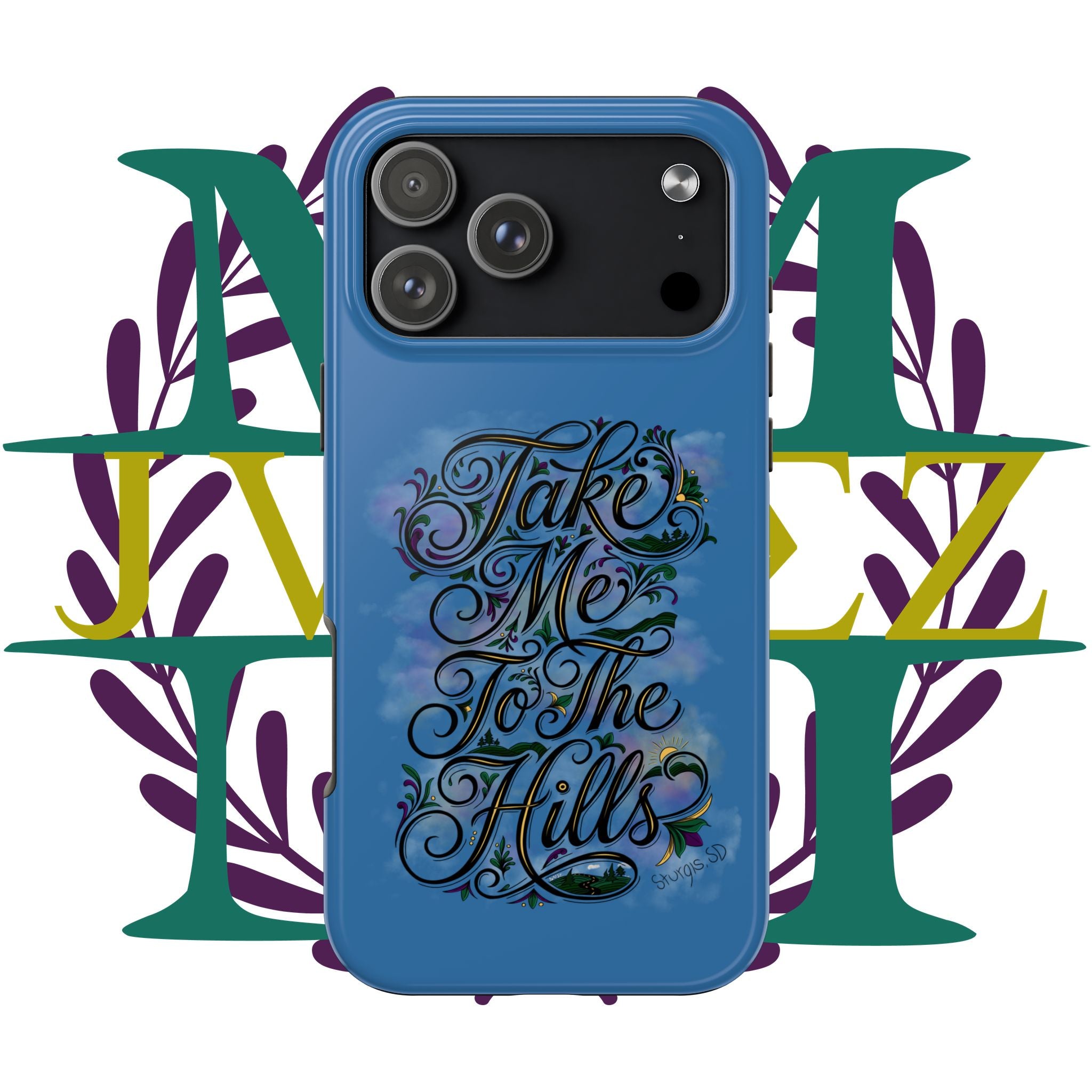 JVMEZ Collective | Sturgis Motorcycle Rally | "Take Me To The Hills" iPhone 17 Pro Max Case