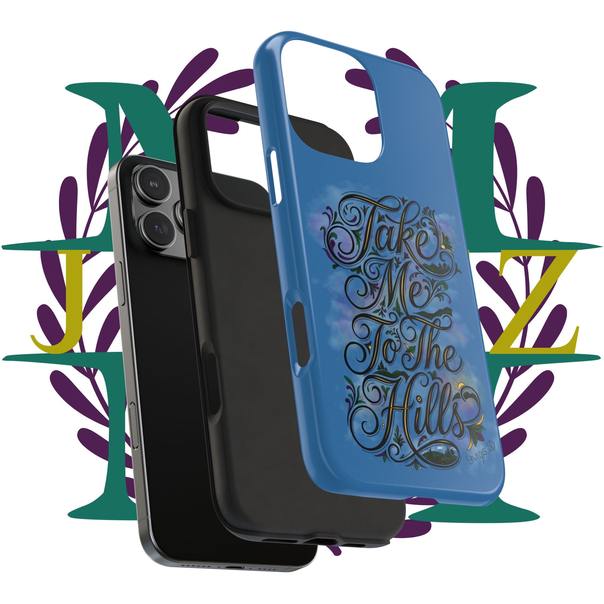 JVMEZ Collective | Sturgis Motorcycle Rally | "Take Me To The Hills" iPhone 17 Pro Max Case