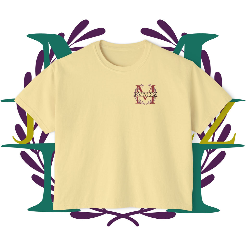 JVMEZ Collective | Easily Distracted By Music | Women's Boxy Tee