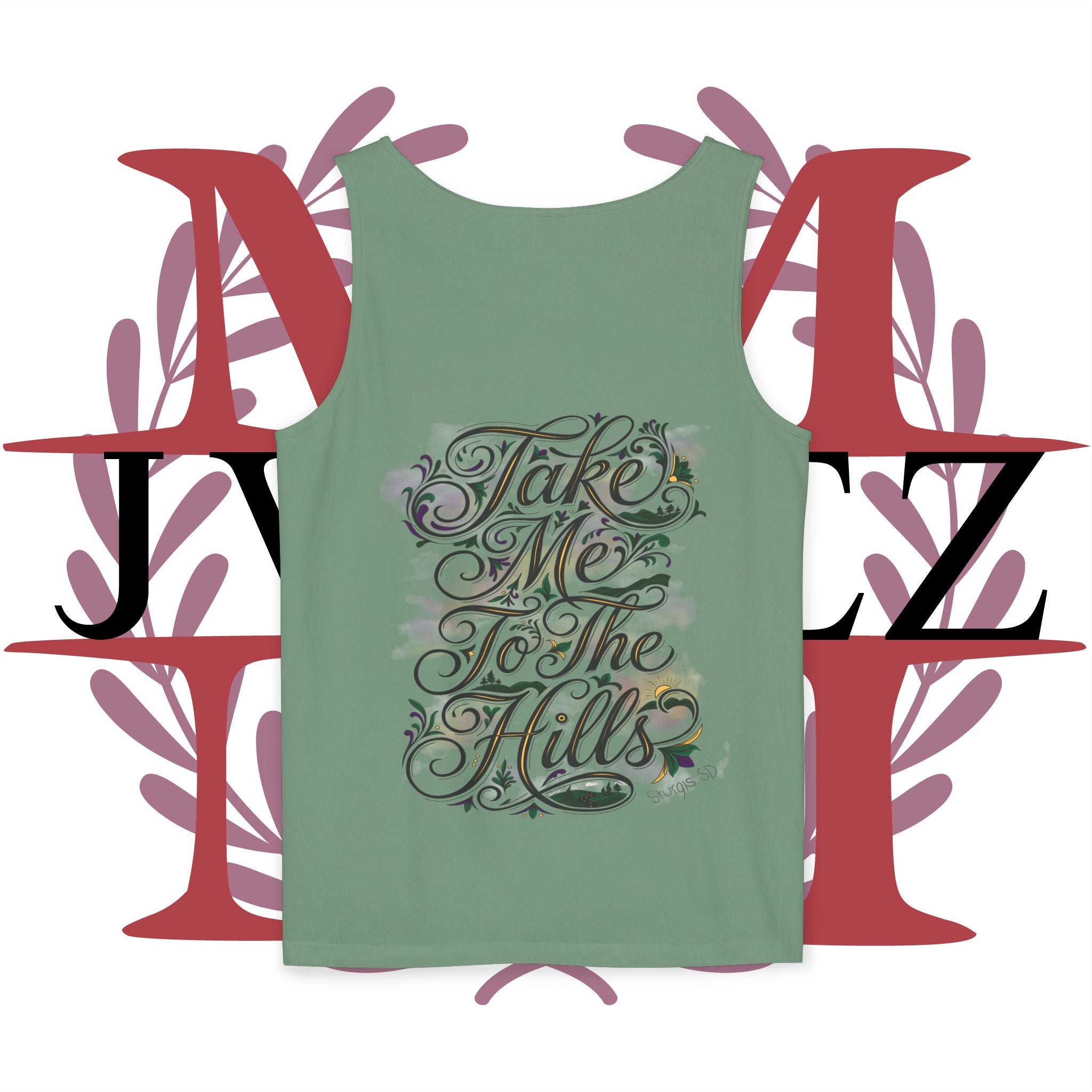 JVMEZ Collective | Sturgis Motorcycle Rally 2026 | "Take Me to the Hills" Tank Top