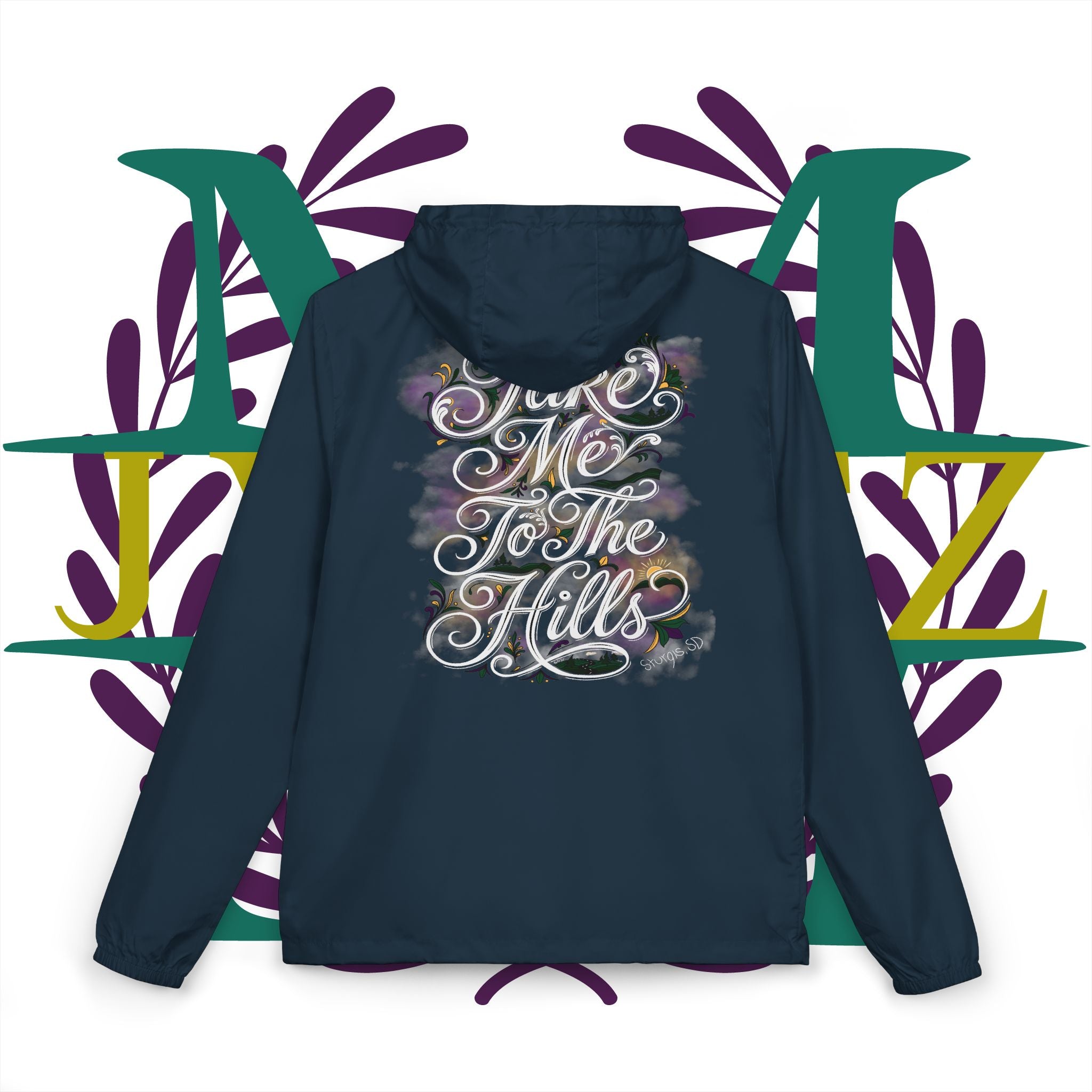 JVMEZ Collective | Sturgis Motorcycle Rally 2026 | “Take Me to the Hills” Windbreaker