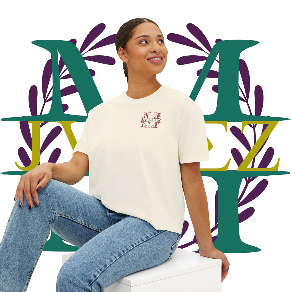 JVMEZ Collective | Easily Distracted By Music | Women's Boxy Tee
