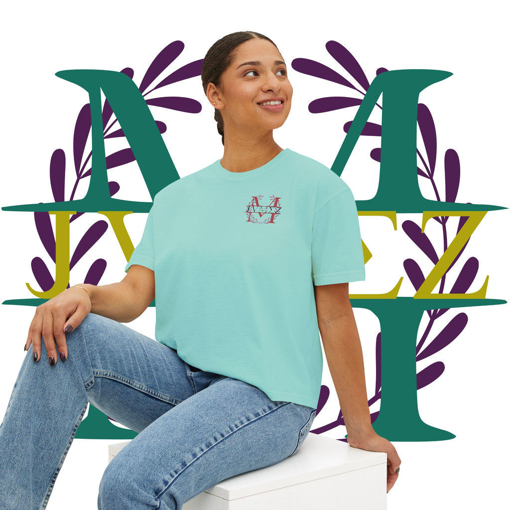 JVMEZ Collective | Easily Distracted By Music | Women's Boxy Tee