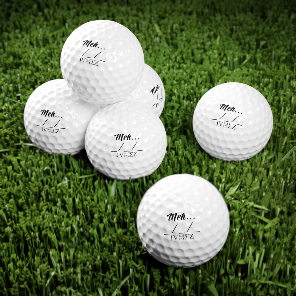 JVMEZ Collecive |  "Meh..." Golf Ball (6 Pack)