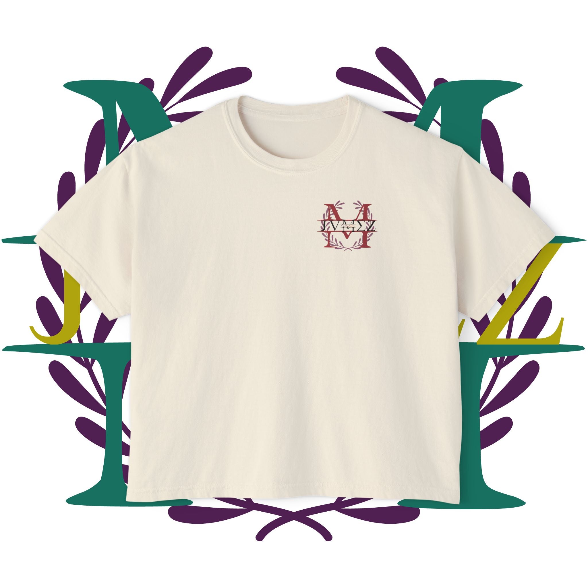 JVMEZ Collective | Easily Distracted By Music | Women's Boxy Tee