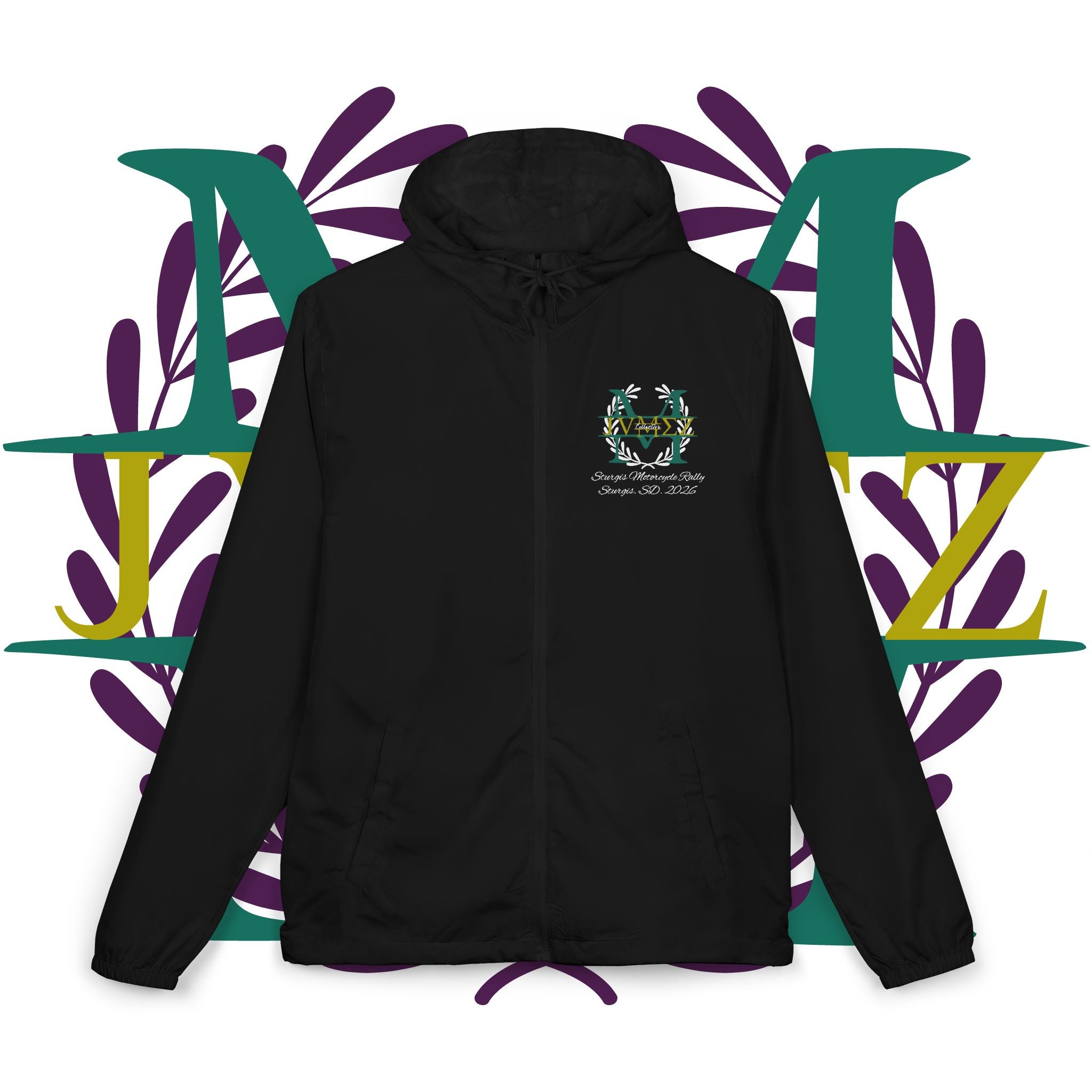JVMEZ Collective | Sturgis Motorcycle Rally 2026 | “Take Me to the Hills” Windbreaker