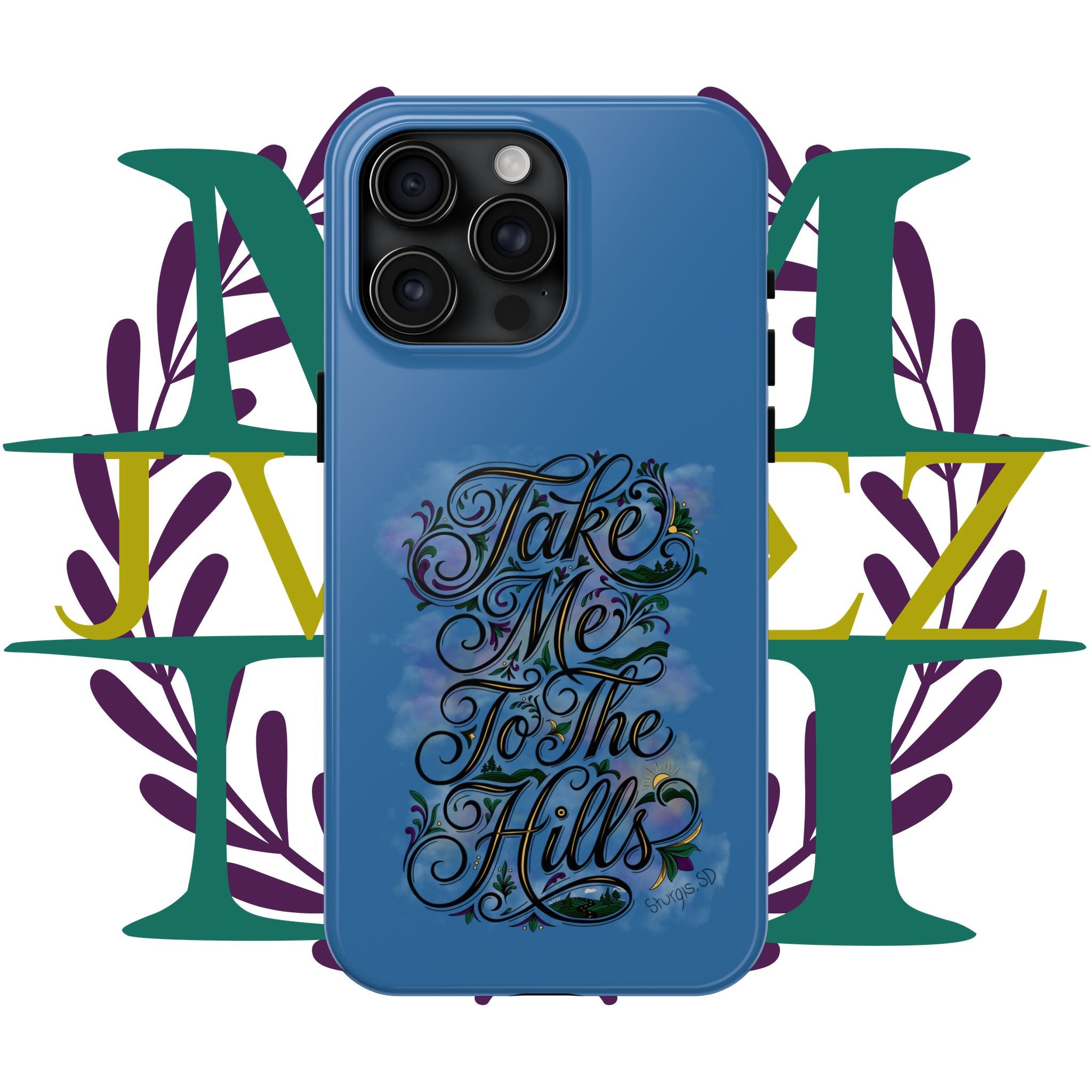 JVMEZ Collective | Sturgis Motorcycle Rally | "Take Me To The Hills" iPhone 17 Pro Max Case