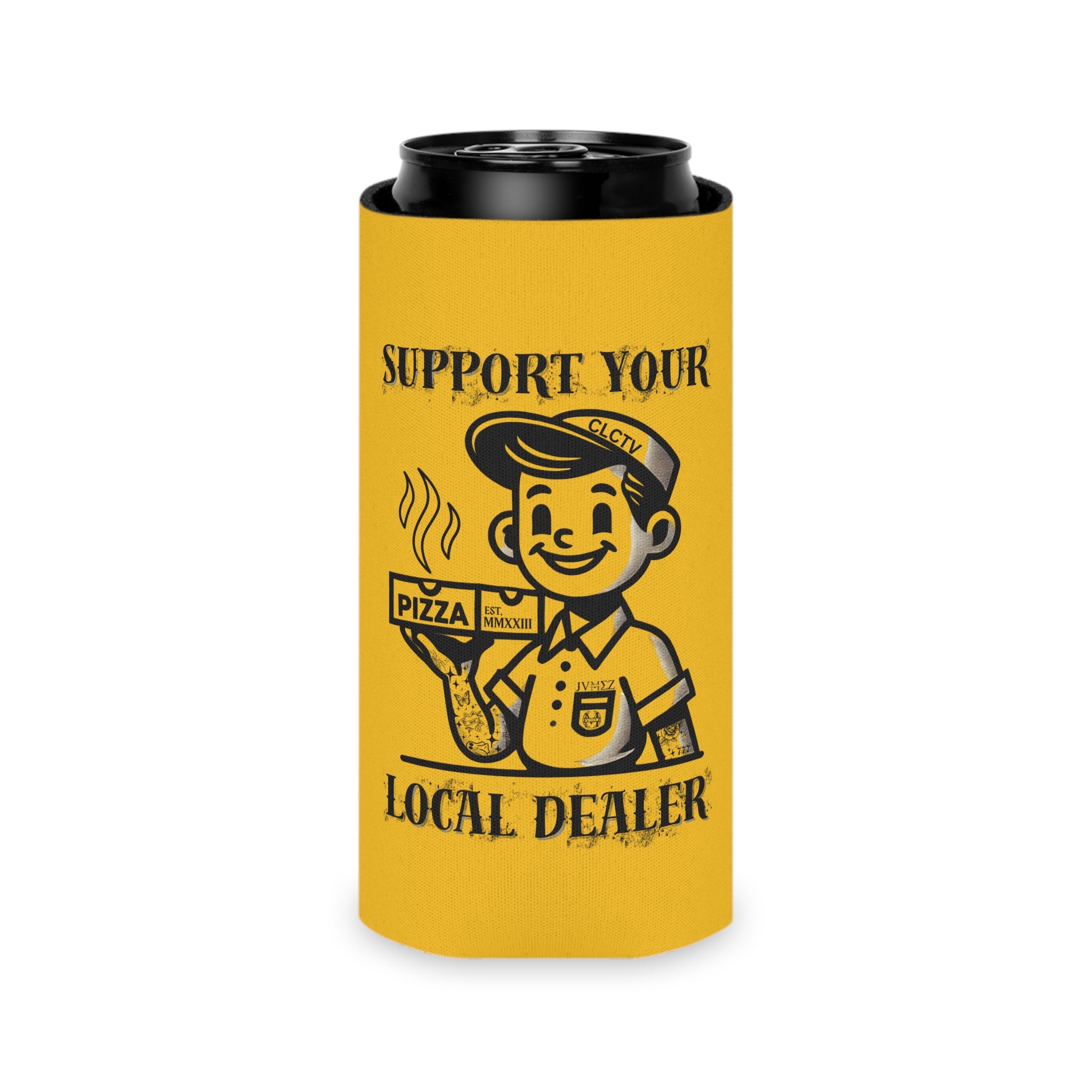 JVMEZ Collective | "Support Your Local Pizza Dealer" Koozie