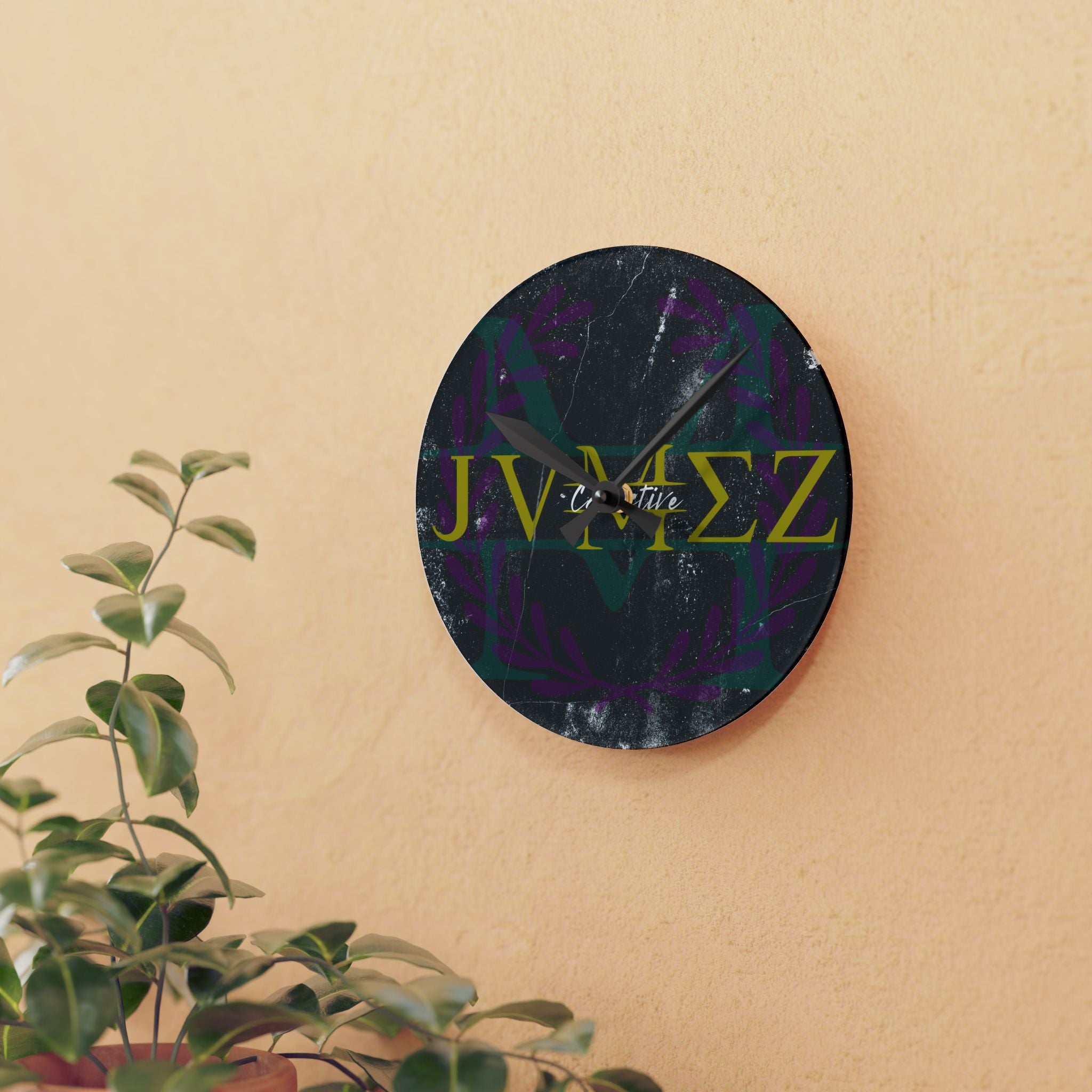 JVMEZ Collective | Acrylic Wall Clock