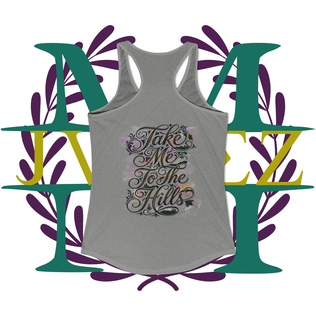 JVMEZ Collective | Sturgis Motorcycle Rally 2026 | "Take Me To The Hills" Women's Racer Back Tank