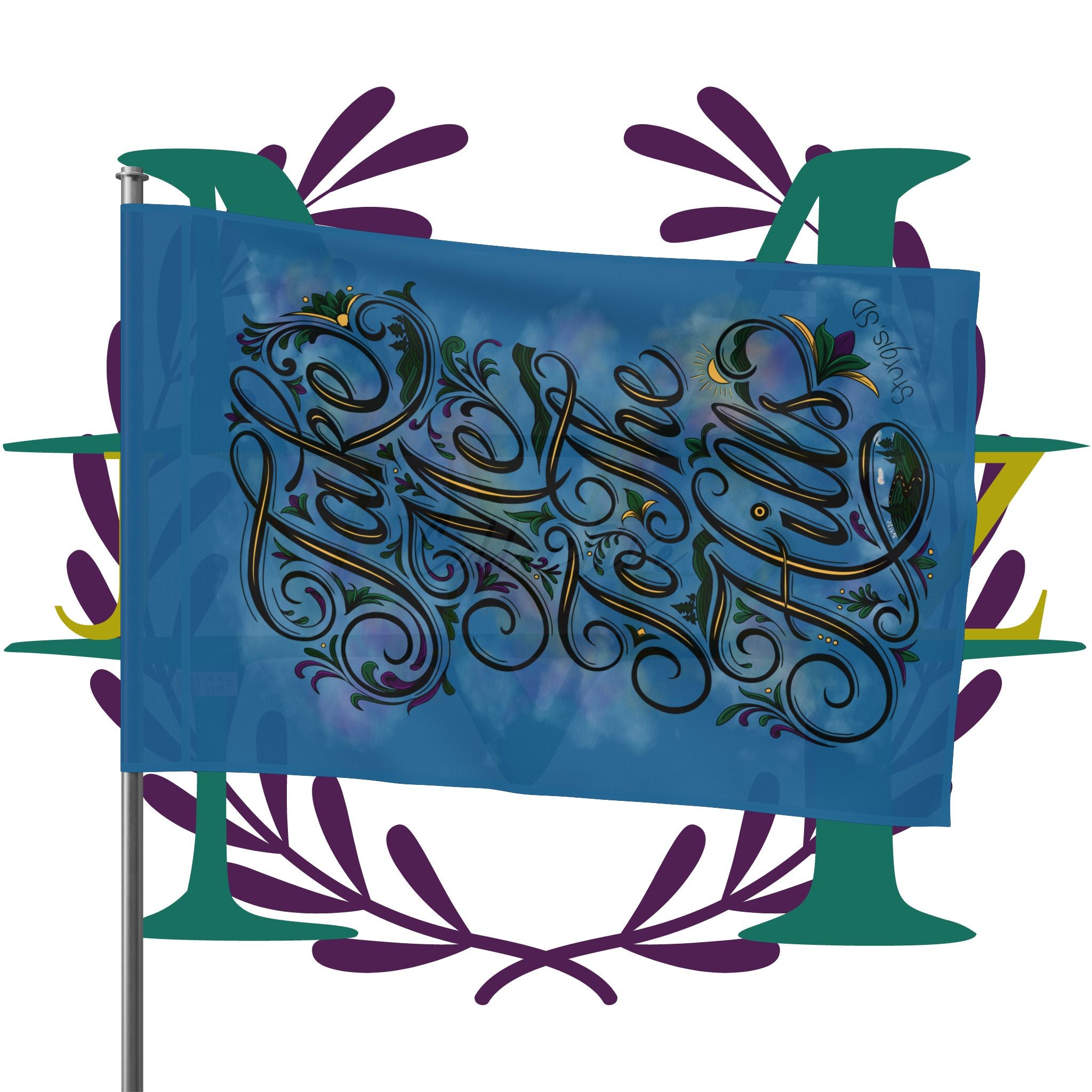 JVMEZ Collective | Sturgis Motorcycle Rally 2026 | "Take Me To The Hills" Flag