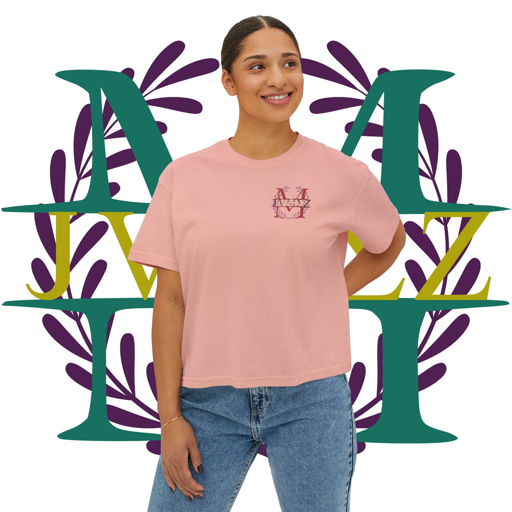 JVMEZ Collective | Easily Distracted By Music | Women's Boxy Tee