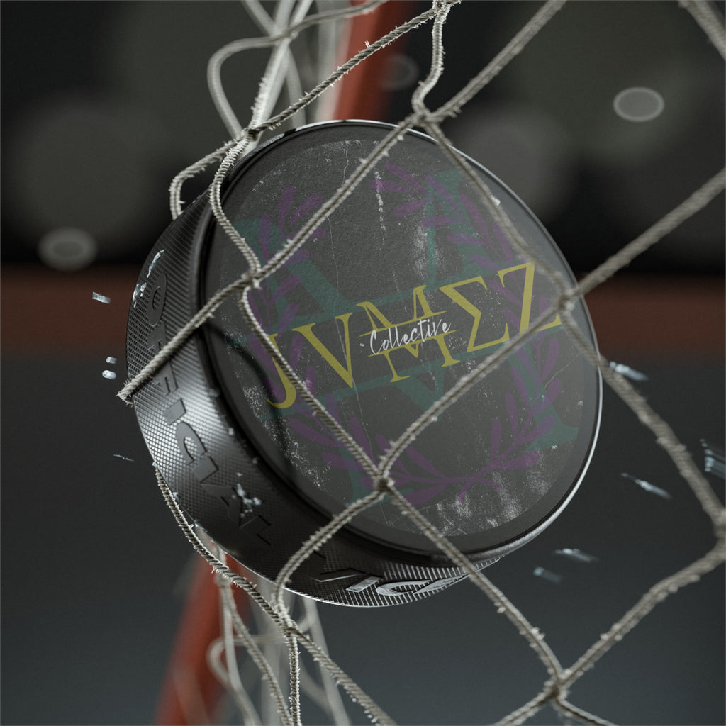 JVMEΖ Collective | "Get Out And Play" | Logo Hockey Puck