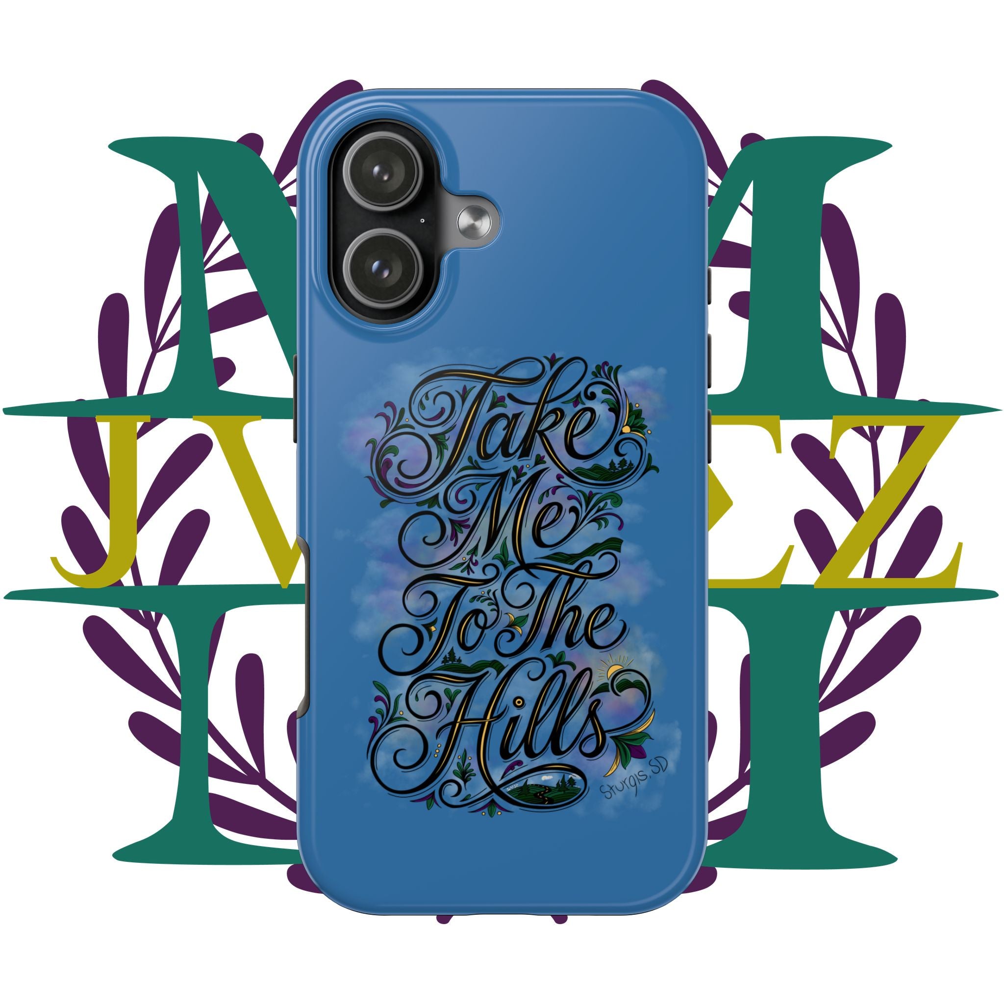 JVMEZ Collective | Sturgis Motorcycle Rally | "Take Me To The Hills" iPhone 17 Pro Max Case