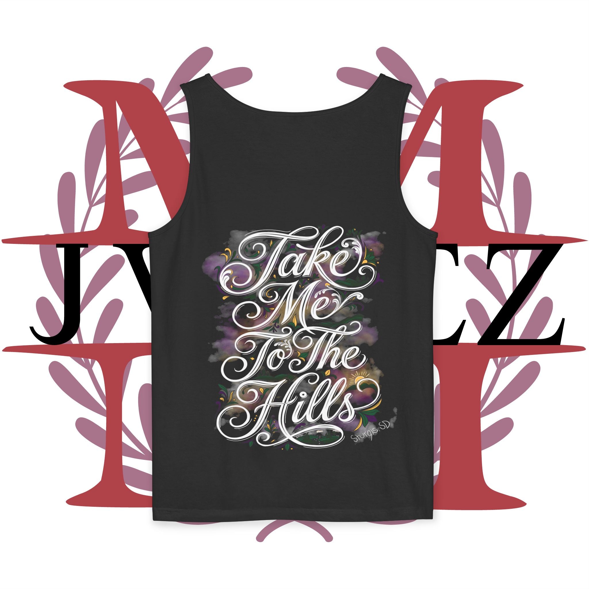 JVMEZ Collective | Sturgis Motorcycle Rally 2026 | "Take Me to the Hills" Tank Top
