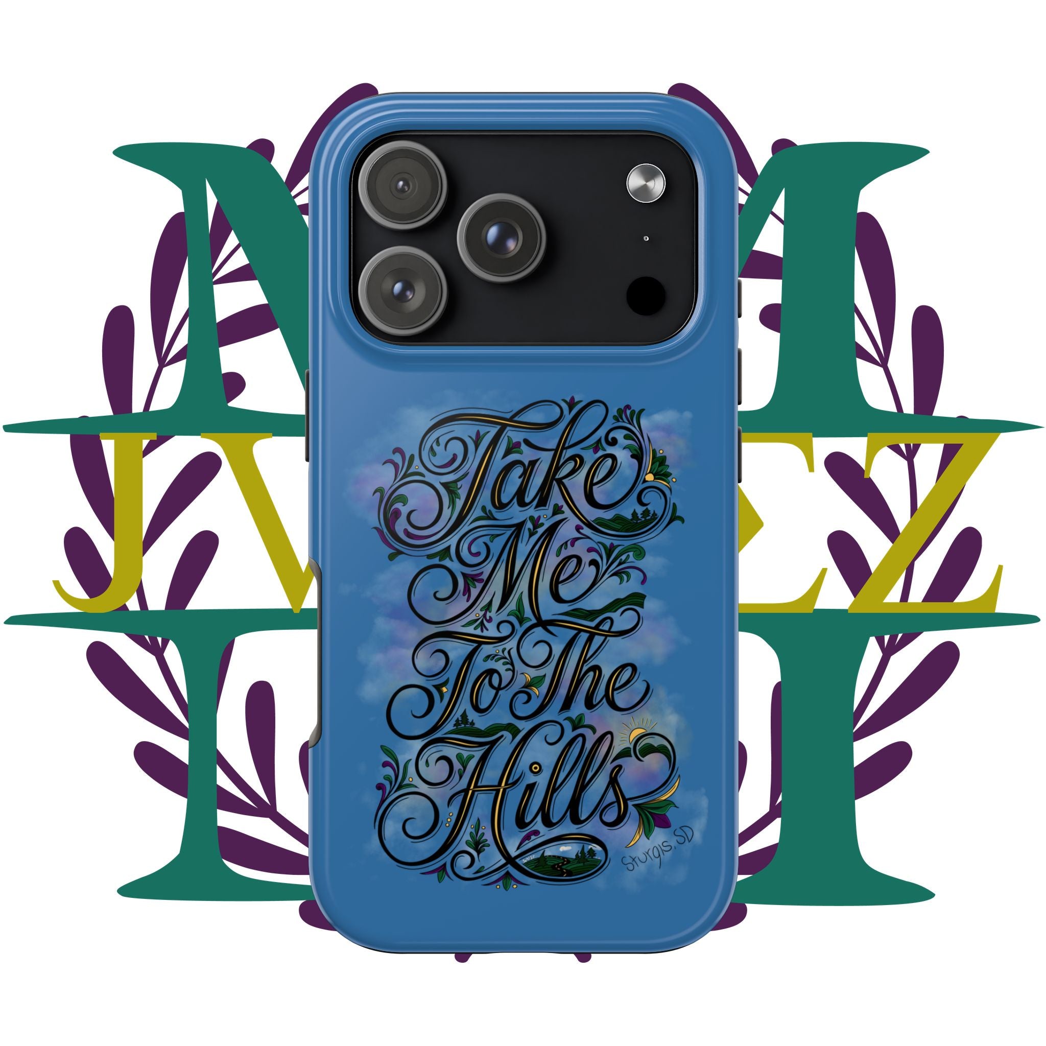 JVMEZ Collective | Sturgis Motorcycle Rally | "Take Me To The Hills" iPhone 17 Pro Max Case