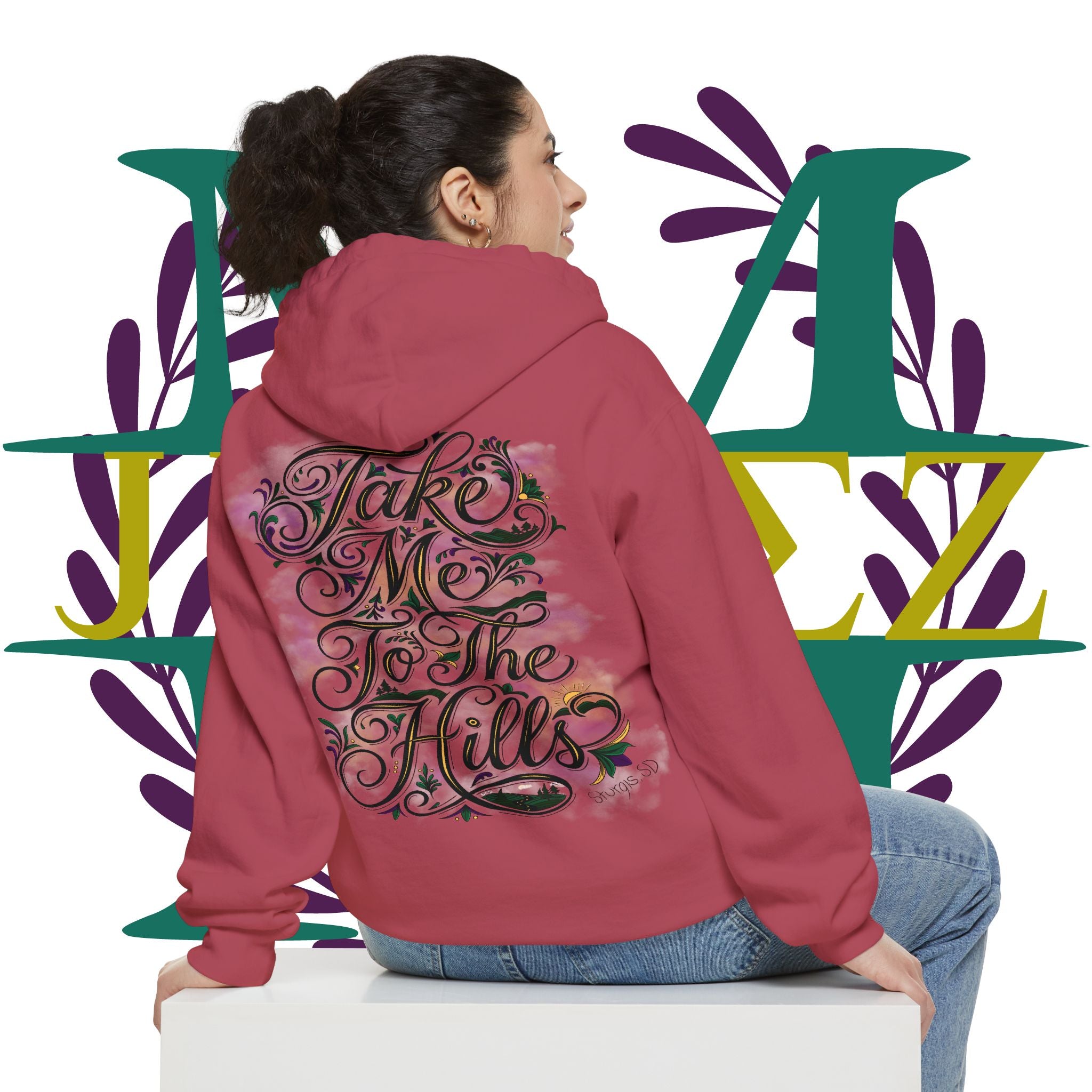 JVMEZ Collective | Sturgis Motorcycle Rally 2026 | "Take Me To The Hills" Hoodie