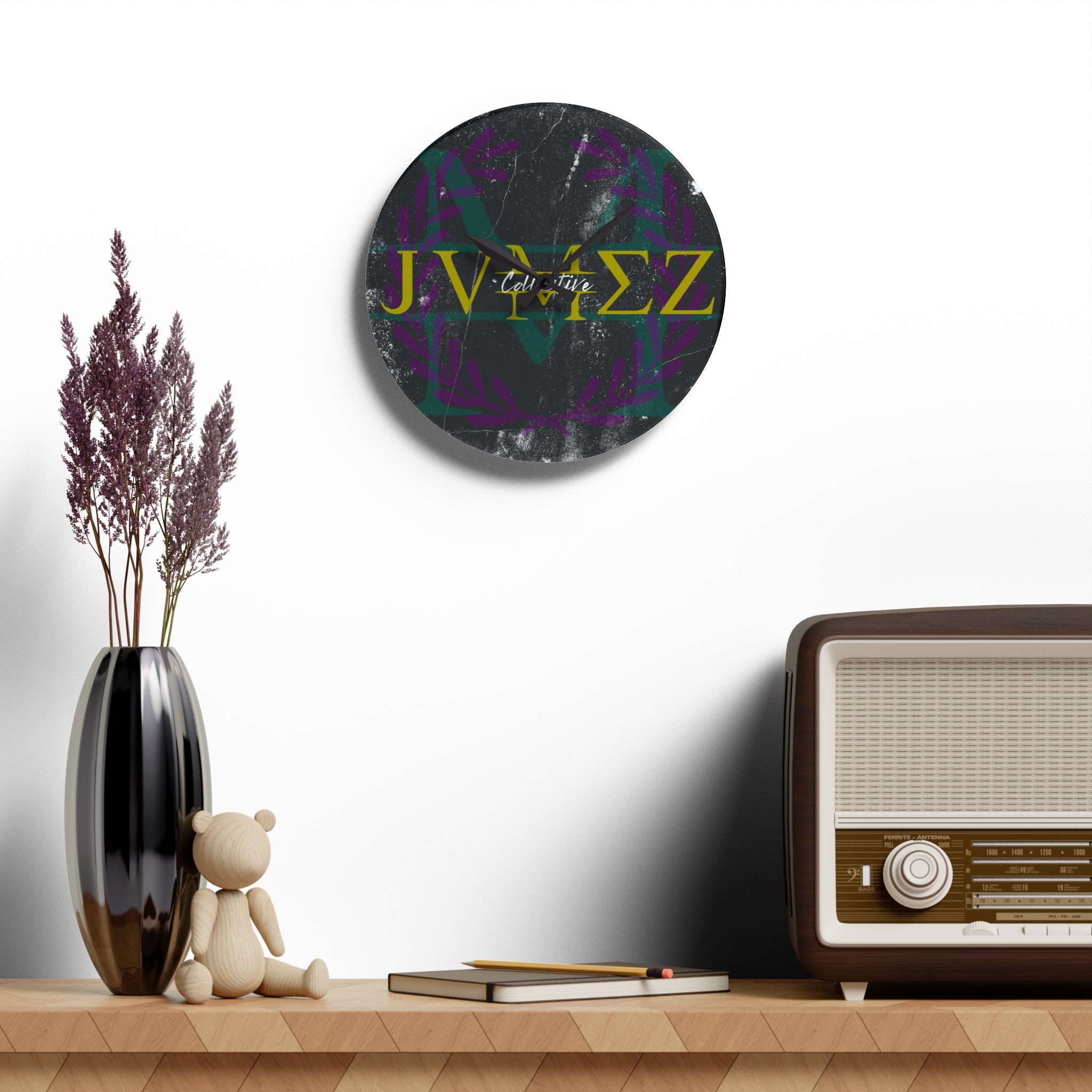 JVMEZ Collective | Acrylic Wall Clock