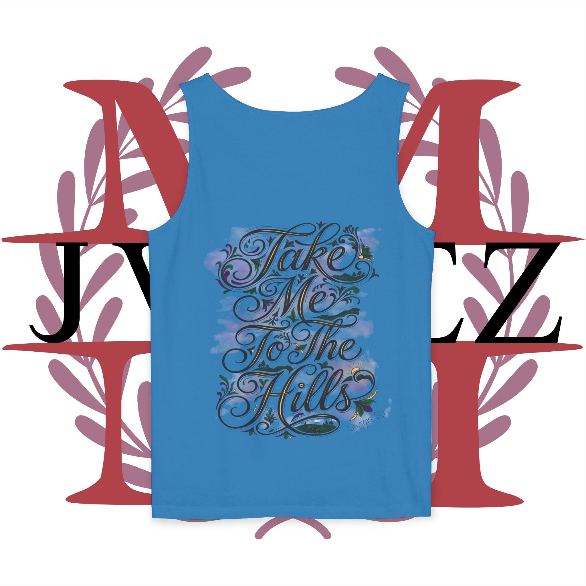 JVMEZ Collective | Sturgis Motorcycle Rally 2026 | "Take Me to the Hills" Tank Top