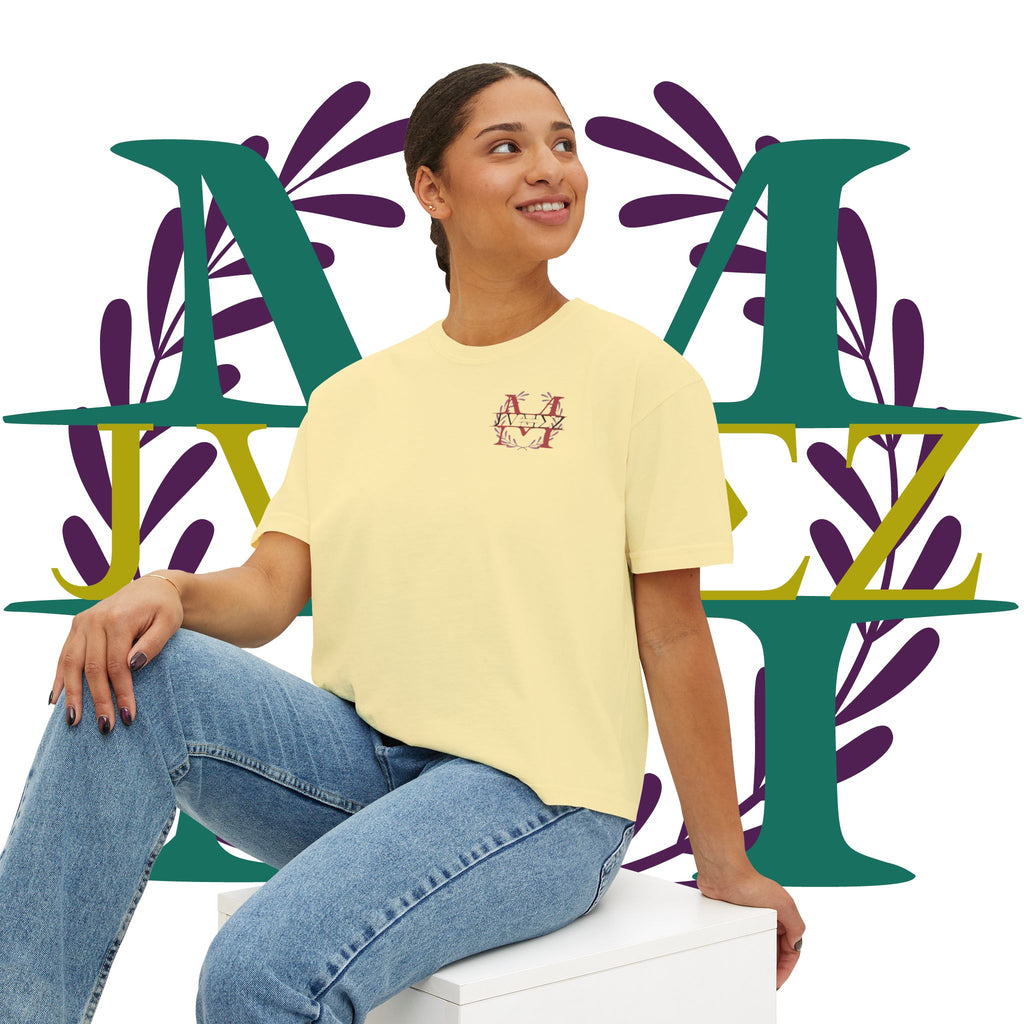JVMEZ Collective | Easily Distracted By Music | Women's Boxy Tee