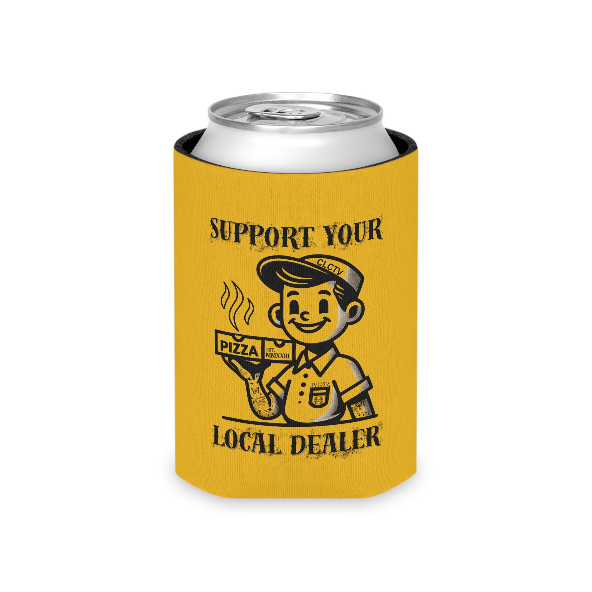 JVMEZ Collective | "Support Your Local Pizza Dealer" Koozie