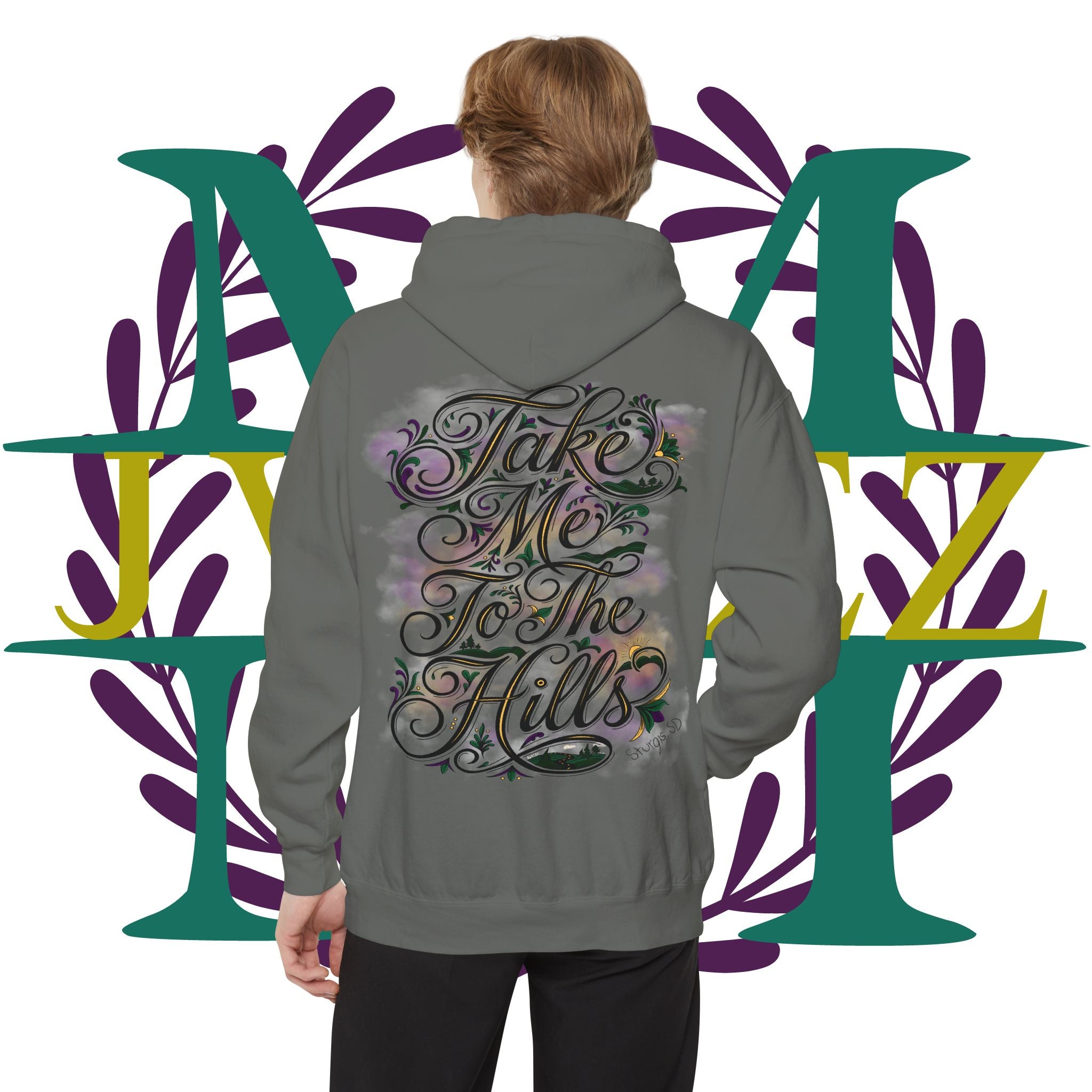 JVMEZ Collective | Sturgis Motorcycle Rally 2026 | "Take Me To The Hills" Hoodie