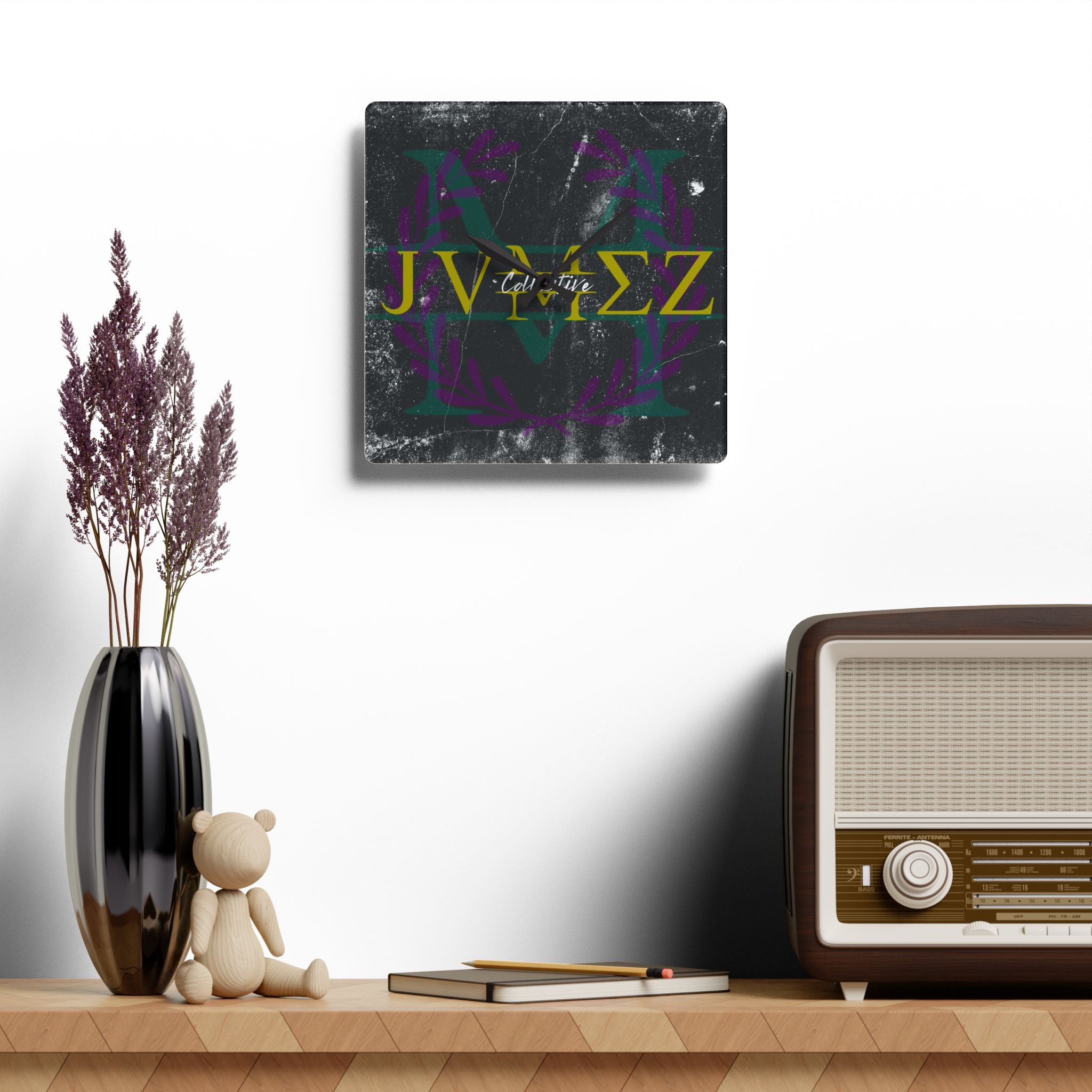 JVMEZ Collective | Acrylic Wall Clock
