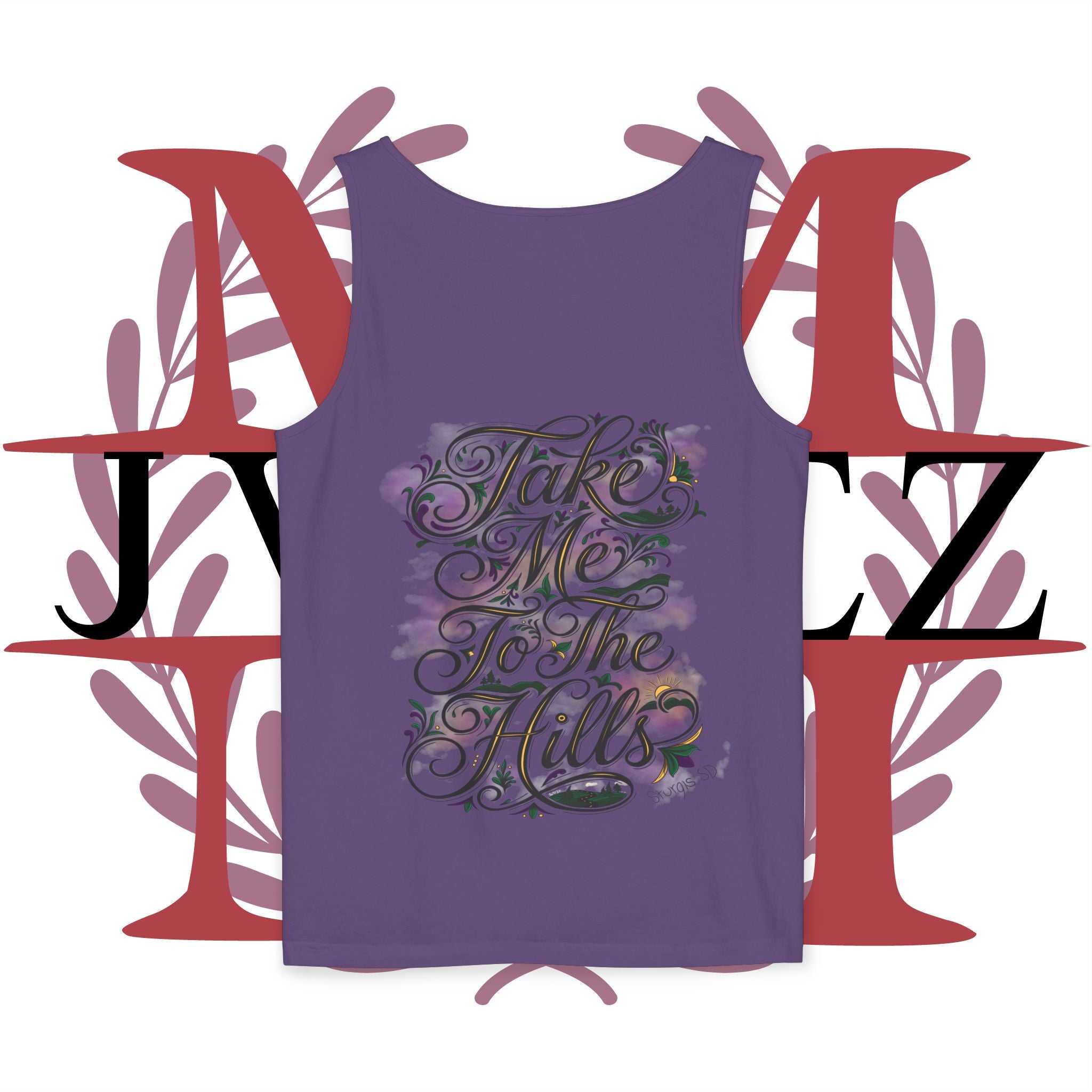 JVMEZ Collective | Sturgis Motorcycle Rally 2026 | "Take Me to the Hills" Tank Top