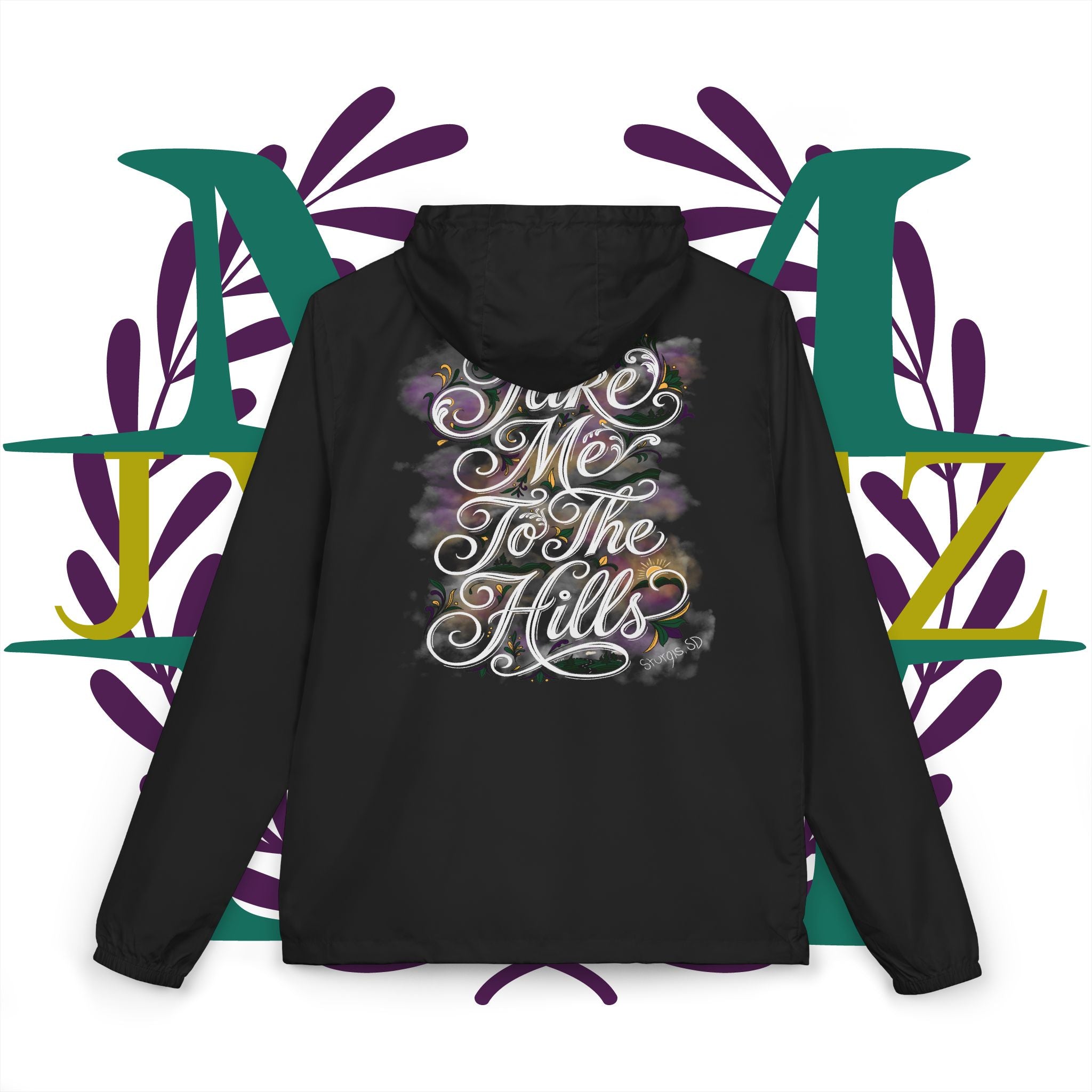 JVMEZ Collective | Sturgis Motorcycle Rally 2026 | “Take Me to the Hills” Windbreaker