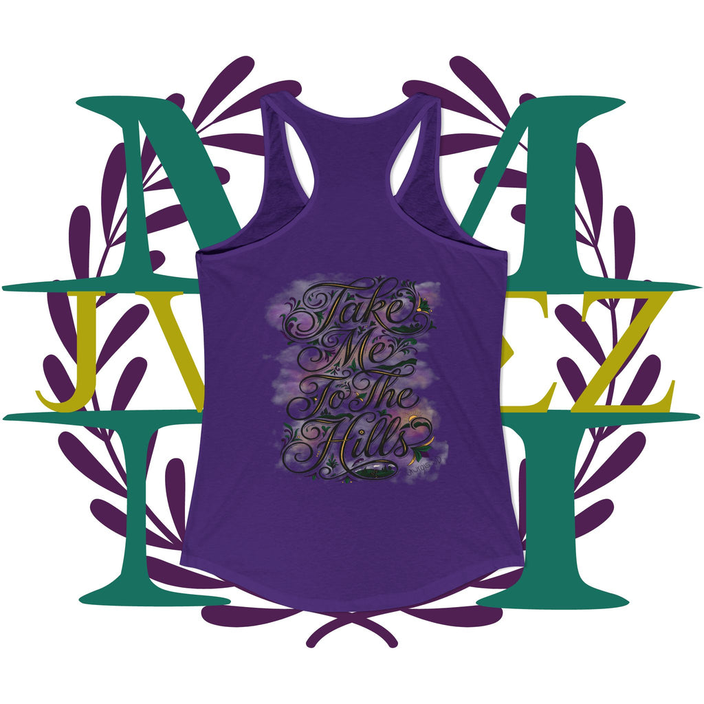 JVMEZ Collective | Sturgis Motorcycle Rally 2026 | "Take Me To The Hills" Women's Racer Back Tank